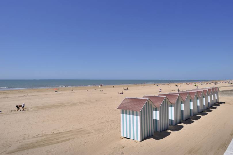 La plage de Saint Jean de Monts en Vendée